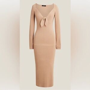 NWT J. Crew Ribbed Tie Front Sweater Dress - Size M